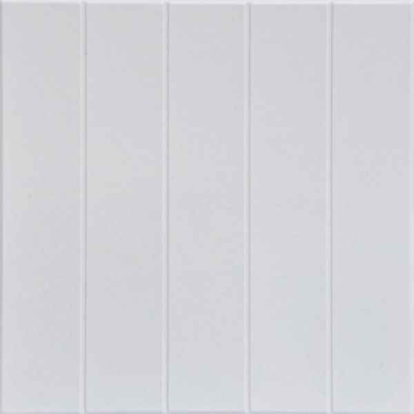 A La Maison Ceilings Bead Board 1.6 ft. x 1.6 ft. GlueUp Styrofoam